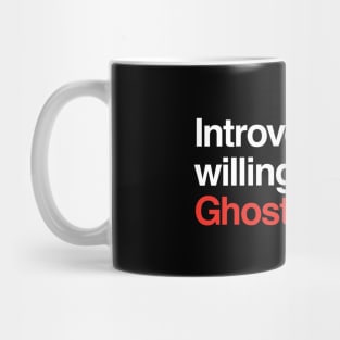 Introvert, but Willing to Talk Ghostbustes Mug